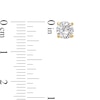 CT. T.W. Certified Lab-Created Diamond Solitaire Stud Earrings in 14K Gold (F/SI2