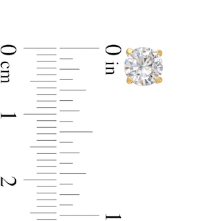CT. T.W. Certified Lab-Created Diamond Solitaire Stud Earrings in 14K Gold (F/SI2