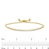 Thumbnail Image 3 of 0.95 CT. T.W. Certified Lab-Grown Diamond Bar Bolo Bracelet in 14K Gold (F/SI2) – 9.5"