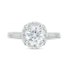 Thumbnail Image 3 of 1.75 CT. T.W. Certified Lab-Created Diamond Solitaire Frame Engagement Ring in 14K White Gold (F/SI2)