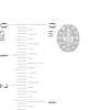 Thumbnail Image 3 of 1.00 CT. T.W. Certified Oval Lab-Grown Diamond Stud Earrings in 14K White Gold (F/SI2)