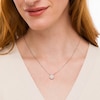 Thumbnail Image 1 of 1.00 CT. T.W. Certified Pear-Shaped Lab-Created Diamond Pendant in 14K White Gold (F/SI2)