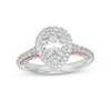Thumbnail Image 0 of 1.37 CT. T.W. GIA-Graded Pear-Shaped Diamond Frame Engagement Ring in 14K White Gold