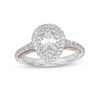 Thumbnail Image 0 of 1.37 CT. T.W. GIA-Graded Pear-Shaped Diamond Frame Engagement Ring in 14K White Gold