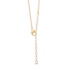 Thumbnail Image 3 of 7.0mm Lab-Created Ruby Solitaire Necklace in 10K Gold – 19"