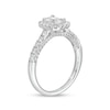 Thumbnail Image 2 of 1.23 CT. T.W. GIA-Graded Emerald-Cut Diamond Frame Engagement Ring in 14K White Gold