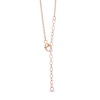 Thumbnail Image 2 of Oval Morganite Solitaire Necklace in 10K Rose Gold – 19"