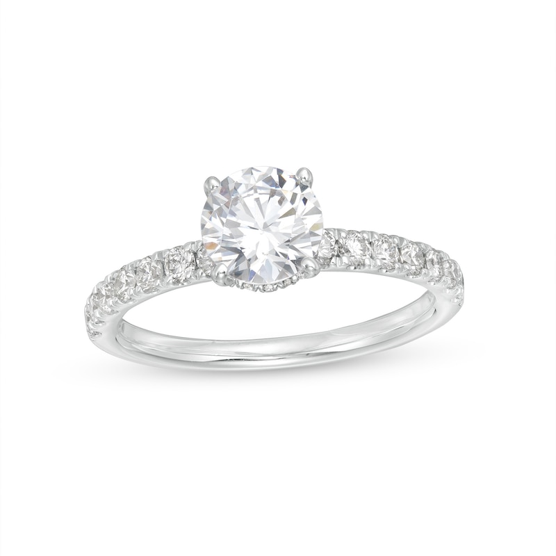 Main Image 1 of 1.45 CT. T.W. GIA-Graded Diamond Engagement Ring in 14K White Gold