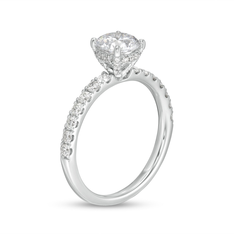 Main Image 3 of 1.45 CT. T.W. GIA-Graded Diamond Engagement Ring in 14K White Gold