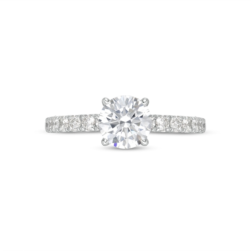 1.45 CT. T.W. GIA-Graded Diamond Engagement Ring in 14K White Gold