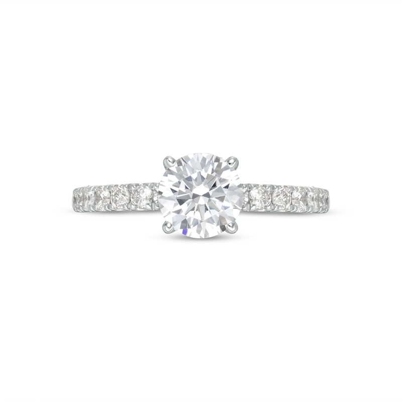 Main Image 4 of 1.45 CT. T.W. GIA-Graded Diamond Engagement Ring in 14K White Gold