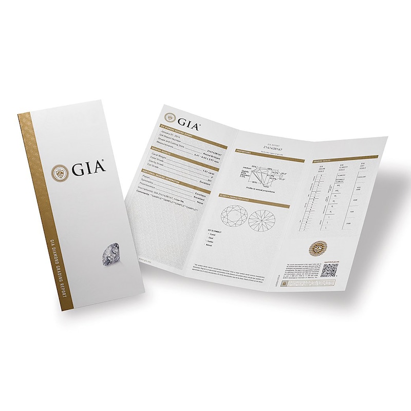 Main Image 5 of 1.45 CT. T.W. GIA-Graded Diamond Engagement Ring in 14K White Gold