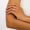 0.50 CT. T.W. Heart-Shaped Diamond Frame Engagement Ring in 14K White Gold