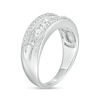 Thumbnail Image 2 of 1.00 CT. T.W. Princess-Cut Diamond Row Wedding Band in 14K White Gold