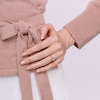Thumbnail Image 2 of 0.16 CT. T.W. Oval-Shaped Multi-Diamond Frame Promise Ring in 10K Rose Gold