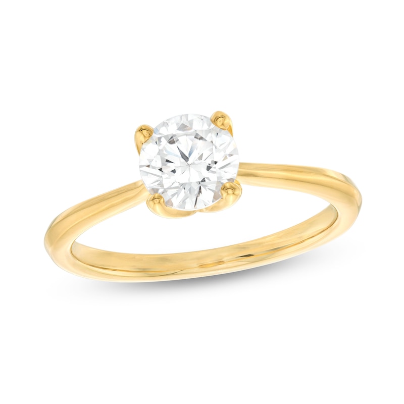 Trouvaille Collection 1.00 CT. DeBeers®-Graded Diamond Solitaire Engagement Ring in 18K Gold (F/I1)