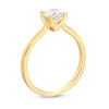 Thumbnail Image 2 of Trouvaille Collection 1.00 CT. DeBeers®-Graded Diamond Solitaire Engagement Ring in 18K Gold (F/I1)