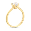 Thumbnail Image 3 of Trouvaille Collection 1.00 CT. DeBeers®-Graded Diamond Solitaire Engagement Ring in 18K Gold (F/I1)