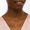 Thumbnail Image 2 of 0.50 CT. Certified Lab-Grown Diamond Solitaire Pendant in 14K White Gold (F/SI2)