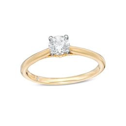 Emmy London 0.52 CT. T.W. Certified Diamond Solitaire Engagement Ring in 18K Gold (F/VS2)