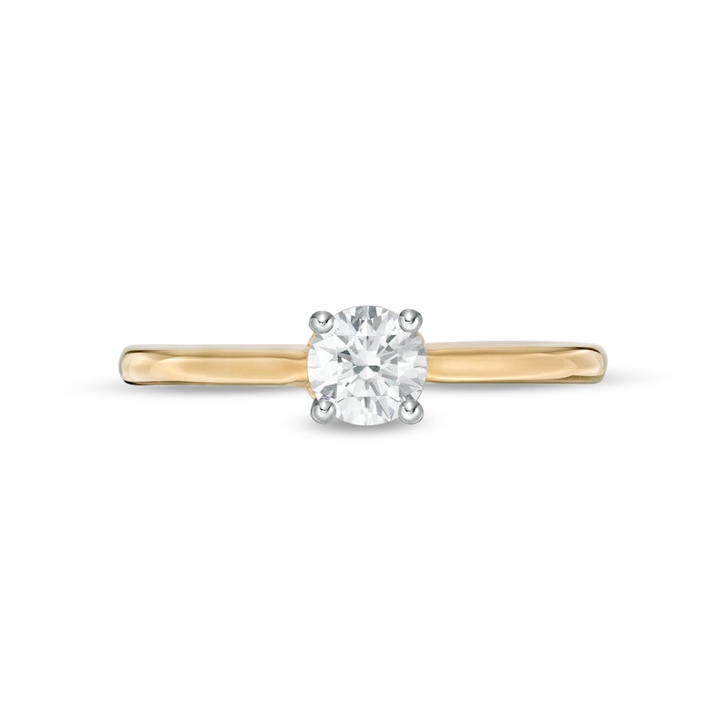 Main Image 3 of Emmy London 0.52 CT. T.W. Certified Diamond Solitaire Engagement Ring in 18K Gold (F/VS2)