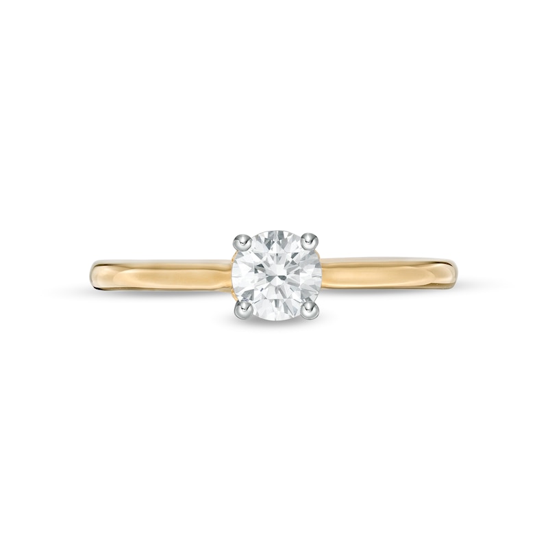 Emmy London 0.52 CT. T.W. Certified Diamond Solitaire Engagement Ring in 18K Gold (F/VS2)