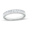 Thumbnail Image 1 of 1.00 CT. T.W. Princess-Cut Diamond Ten Stone Anniversary Band in 14K White Gold