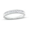 Thumbnail Image 1 of 0.50 CT. T.W. Princess-Cut Diamond Ten Stone Anniversary Band in 14K White Gold