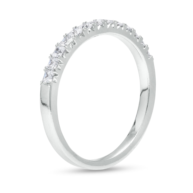 0.50 CT. T.W. Princess-Cut Diamond Anniversary Band 14K White Gold