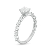 Thumbnail Image 2 of 0.95 CT. T.W. GIA-Graded Diamond Engagement Ring in 14K White Gold (F/SI2)