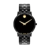 Thumbnail Image 1 of Men's Movado Museum® Classic Black PVD Watch with Black Dial (Model: 0607626)