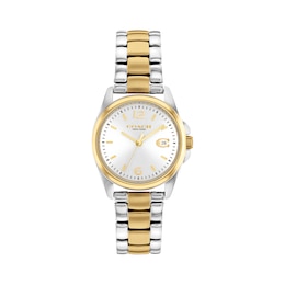 Ladies' Coach Greyson Two-Tone Watch with Silver-Tone Dial (Model: 14503909)
