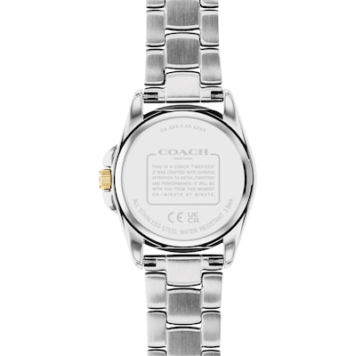 Ladies' Coach Greyson Two-Tone Watch with Silver-Tone Dial (Model: 14503909)