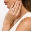 Thumbnail Image 2 of Kleinfeld® 1.00 CT. T.W. Diamond Twist Shank Engagement Ring in 14K White Gold (I/I1)