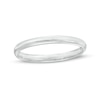 Thumbnail Image 1 of 2.0mm Low Dome Comfort-Fit Wedding Band in 10K White Gold