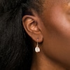 Thumbnail Image 1 of Cultured Freshwater Pearl Drop Earrings in 10K Gold
