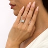 Thumbnail Image 2 of 2.00 CT. T.W. Certified Canadian Diamond Cushion-Shaped Frame Bridal Set in 14K Gold (I/I2)