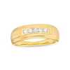 Thumbnail Image 1 of 0.23 CT. T.W. Diamond Five Stone Wedding Band in 10K Gold