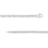 Thumbnail Image 3 of 3.0mm White Lab-Created Sapphire Line Necklace in Sterling Silver