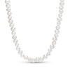 Thumbnail Image 1 of 5.0-5.5mm Freshwater Cultured Pearl Line Necklace in 10K Gold