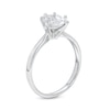 Thumbnail Image 2 of 1.00 CT. Certified Pear-Shaped Diamond Solitaire Engagement Ring in 14K White Gold (I/I2)