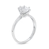 Thumbnail Image 3 of 1.00 CT. Certified Pear-Shaped Diamond Solitaire Engagement Ring in 14K White Gold (I/I2)