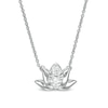 Thumbnail Image 0 of By Women for Women 0.15 CT. T.W. Multi-Diamond Lotus Flower Necklace in 10K White Gold