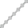 Thumbnail Image 1 of 4.00 CT. T.W. Multi-Diamond Squares Bracelet in 10K White Gold