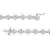 Thumbnail Image 2 of 4.00 CT. T.W. Multi-Diamond Squares Bracelet in 10K White Gold