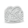 Thumbnail Image 0 of 2.00 CT. T.W. Baguette Diamond Woven Ring in 10K White Gold