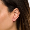 Thumbnail Image 2 of 0.20 CT. T.W. Diamond Solitaire Stud Earrings in 10K Gold (J/I3)