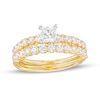 1.50 CT. T.W. Princess-Cut Diamond Bridal Set in 14K Gold (I/I2)