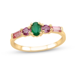 Oval Gemstone Ring (5 Stones)