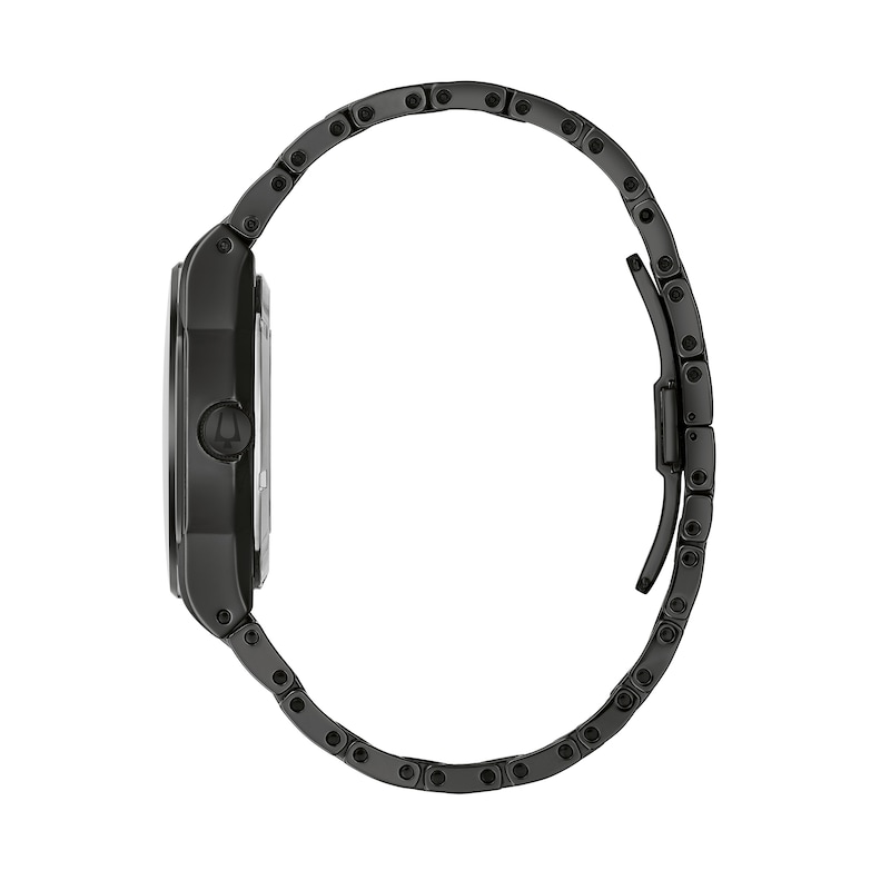Main Image 2 of Men's Bulova Millenia Black Ceramic Watch with Black Skeleton Dial (Model: 98A291)